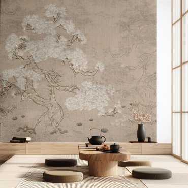 tapeta z drzewem bonsai