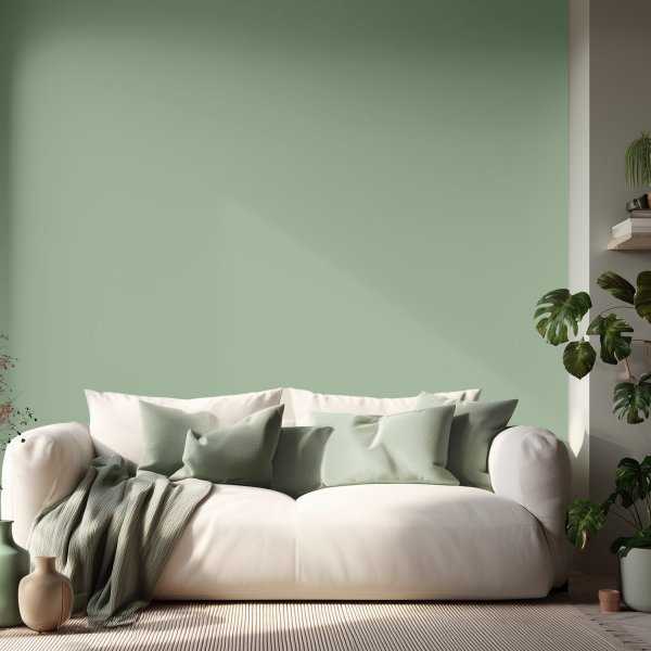tapeta na ścianę sage green