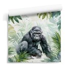 tapeta ścienna gorilla in the jungle