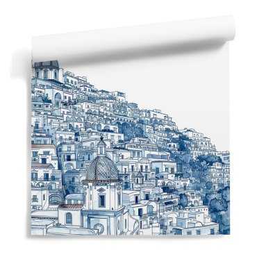 tapeta ścienna positano hill