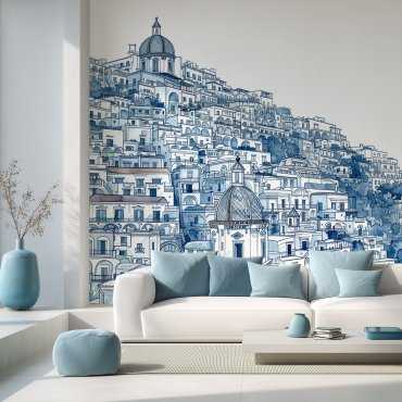 tapeta ścienna positano hill