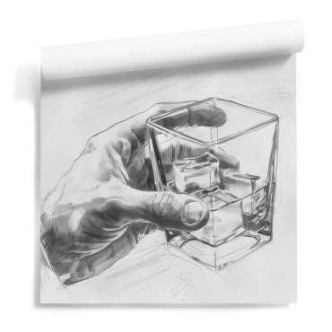 tapeta ścienna whiskey gourmet