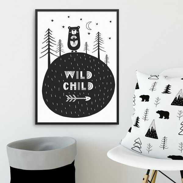 WILD CHILD - Plakat dla dzieci