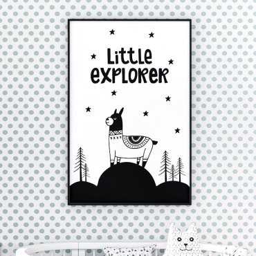 LITTLE EXPLORER - Plakat dla dzieci