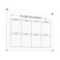 planer transparentny tygodniowy