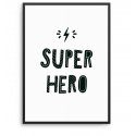 SUPER HERO - Plakat dla dzieci