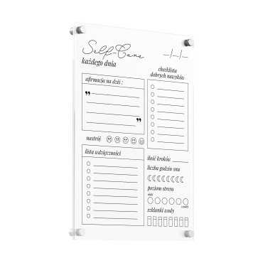 Planer transparentny - Planer Self Care