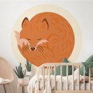 Tapeta w kształcie koła - Furry Snuggle Tapeta w kształcie koła - Furry Snuggle