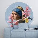 Tapeta w kształcie koła - Blue Reverie