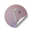 tapeta okrągła z flamingiem tapeta okrągła z flamingiem