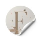 personalizowana okrągła tapeta z inicjałem personalizowana okrągła tapeta z inicjałem