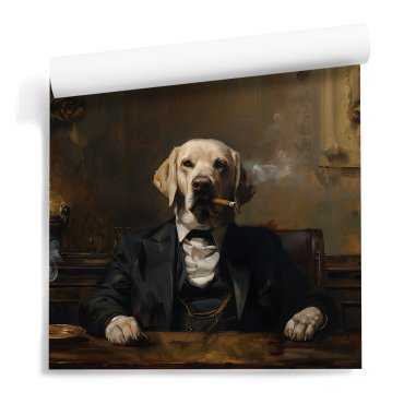 tapeta na ścianę z labradorem