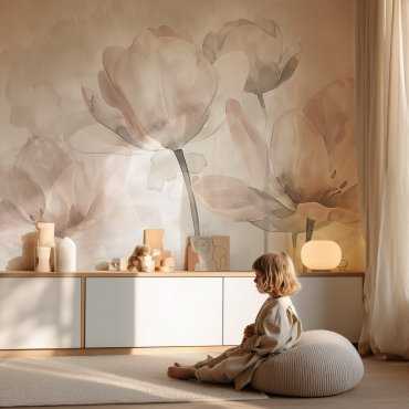 tapeta airy tulips