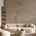 tapeta ścienna beige lotus