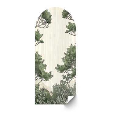 Tapeta w kształcie łuku - Forest Whispers