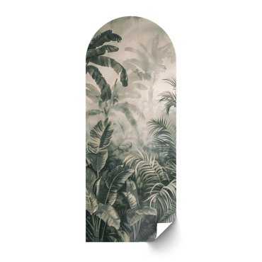 tapeta w kształcie łuku leafscape haze