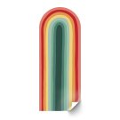 tapeta w kształcie łuku retro rainbow