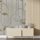 Srebrna Tapeta - SHIMMER VINES Srebrna Tapeta - SHIMMER VINES