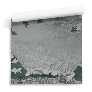 Srebrna Tapeta - AQUARIUM GLOW