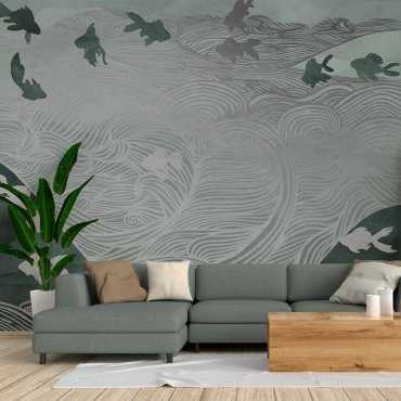 Srebrna Tapeta - AQUARIUM GLOW