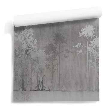 Srebrna Tapeta - GLEAMING FOREST