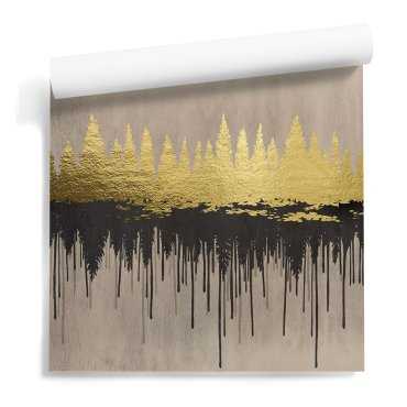 Złota Tapeta - FOREST MIRROR