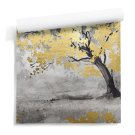 Złota Tapeta Z DRZEWEM