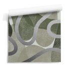 srebrna tapeta silver snake