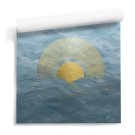 tapeta ze złotym słońcem