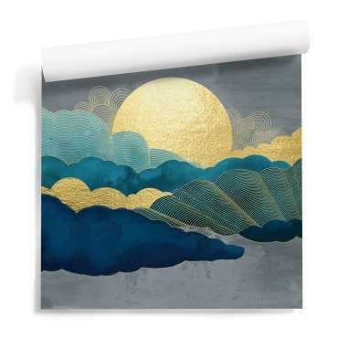 Złota Tapeta - Midnight Glow