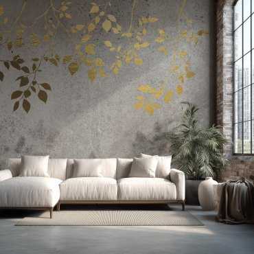 Złota Tapeta - Gold branches