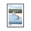 Plakat z nadmorskim kurortem