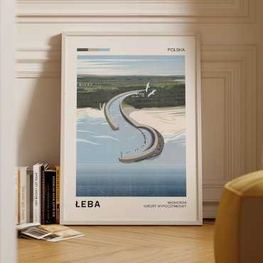 Plakat turystyczny - Łeba