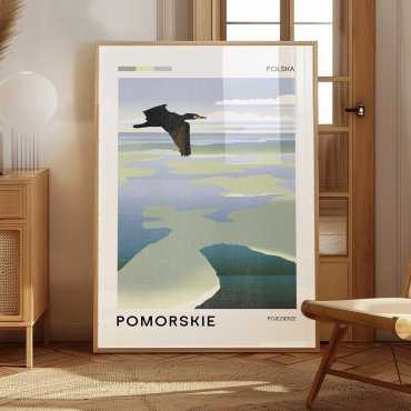 Plakat turystyczny - Pojezierze Pomorskie