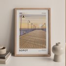 Plakat turystyczny - Sopot