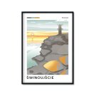 Plakat z nadmorskim kurortem