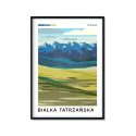 Plakat z tatrami