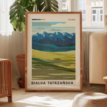 Plakat turystyczny - Białka Tatrzańska