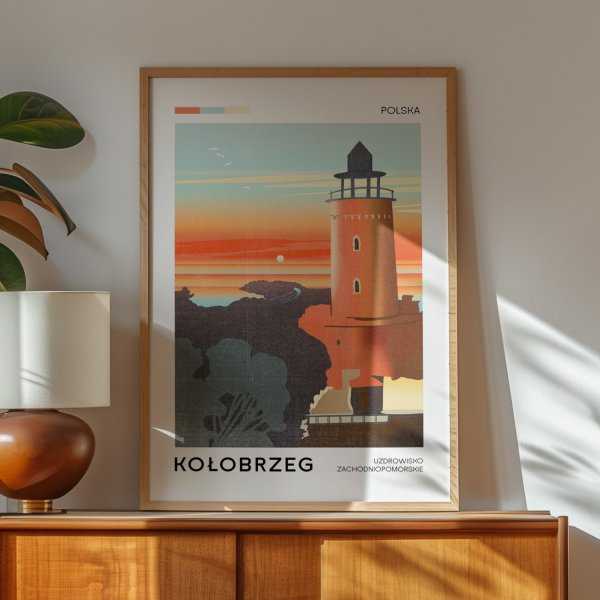 Plakat turystyczny - Kołobrzeg