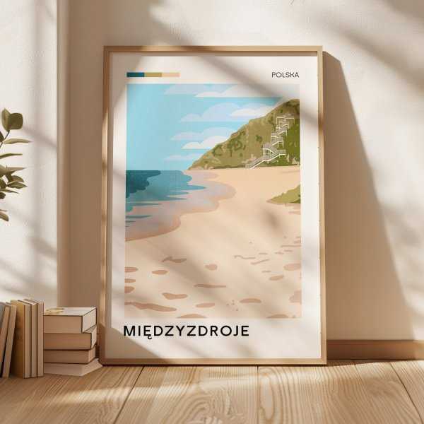 Plakat turystyczny - Międzyzdroje