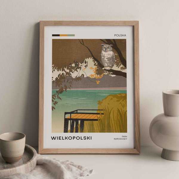 Plakat turystyczny - Wielkopolski Park Narodowy