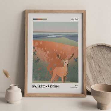 Plakat turystyczny - Świętokrzyski Park Narodowy