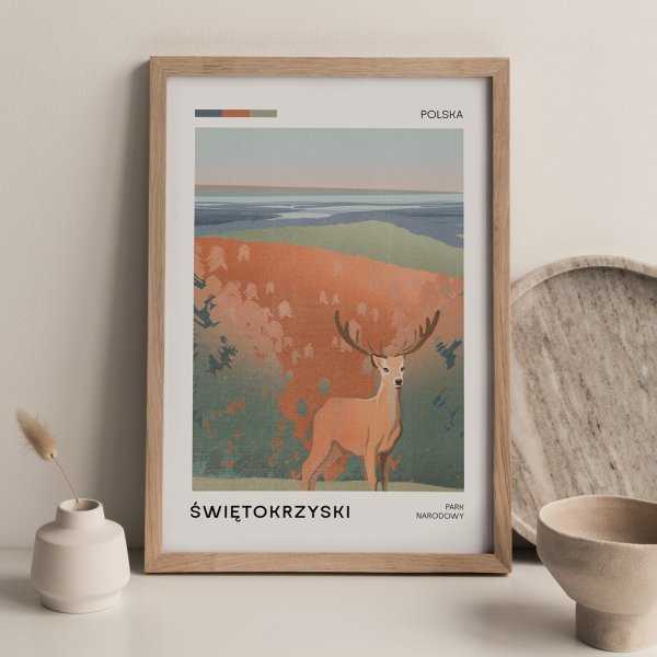 Plakat turystyczny - Świętokrzyski Park Narodowy