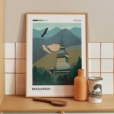 Plakat z parkiem narodowym