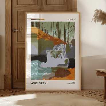 Plakat turystyczny - Wigierski Park Narodowy