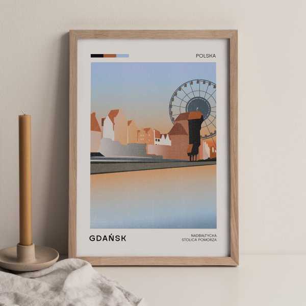 Plakat turystyczny - Gdańsk