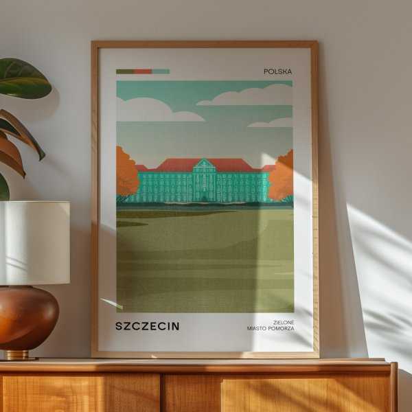 Plakat turystyczny - Szczecin