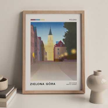 Plakat turystyczny - Zielona Góra