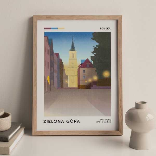 Plakat turystyczny - Zielona Góra