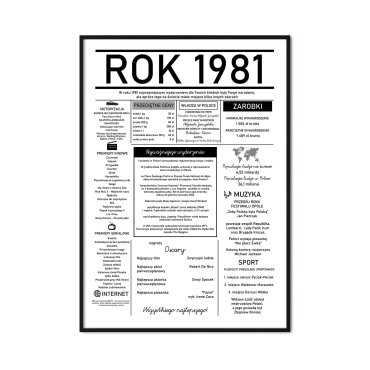 plakat rok 1981
